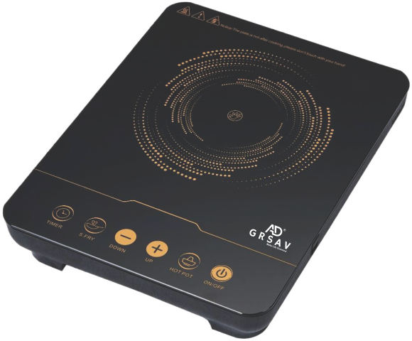 GRSAV 2200W Infrared Induction Cooktop CROWN (GRICN002)